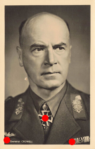 Ansichtskarte "Ritterkreuzträger General Crüwelll"
