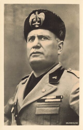 Ansichtskarte "Mussolini"