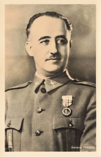 Ansichtskarte "General Franco"