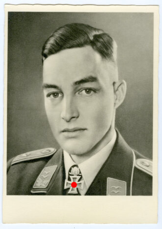 Ansichtskarte Ritterkreuzträger"Oberleutnant Hug"