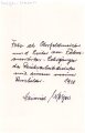 Deutschland nach 1945, Ritterkreuzträger Heinrich Wetjen, Repro Foto mit Unterschrift