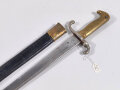Preussen Kaiserreich, Füsilierseitengewehr Modell 1860, typische Schörklinge , aufpflanzbares Eigentumstück, Herstellermarke