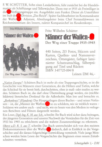 Deutschland nach 1945, Fritz Wilhelm Schütter, Nachkriegskarte mit Unterschrift