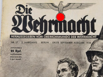 Die Wehrmacht "Reichsparteitag 1938", Heft Nr. 17, 1. September-Ausgabe 1938