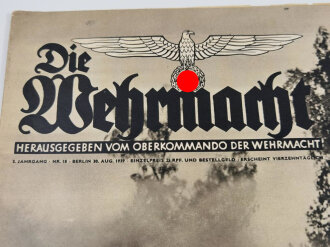 Die Wehrmacht "Auf, marsch - marsch!", Heft Nr. 18, 30. August 1939