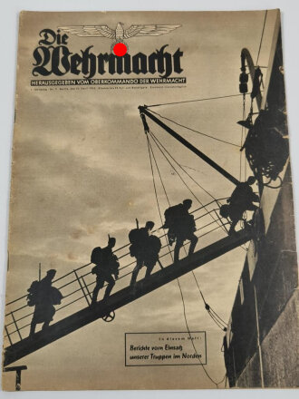 Die Wehrmacht "Berichte vom Einsatz unserer Truppen im Norden", Heft Nr. 9, 24. April 1940