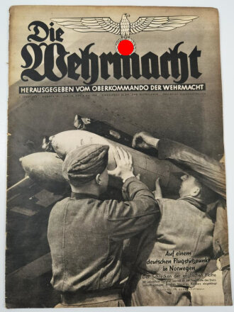 Die Wehrmacht "Auf einem deutschen Flugstützpunkt in Norwegen", Heft Nr. 10, 8. Mai 1940