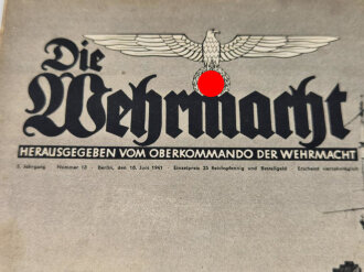 Die Wehrmacht "Das Ende des britischen Kreuzers York in der Suda-Bucht", Heft Nr. 13, 18. Juni 1941