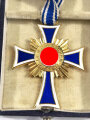 Ehrenkreuz der Deutschen Mutter in Gold, im Verleihungsetui von " Wilhelm Deumer. Lüdenscheid "