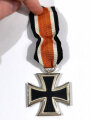 Eisernes Kreuz 2. Klasse 1939 ohne Herstellermarkierung, Magnetisch, Hakenkreuz mit voller Schwärzung, sehr guter Zustand