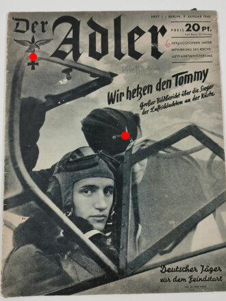 Der Adler "Wir hetzen den Tommy", Heft Nr. 1, 9. Januar 1940