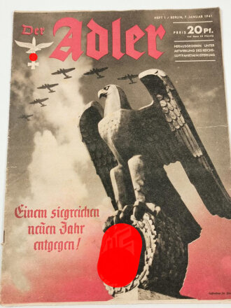 Der Adler "Einem siegreichen neuen Jahr entgegen!", Heft Nr. 1, 7. Januar 1941