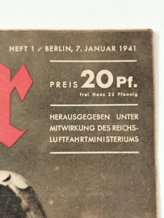 Der Adler "Einem siegreichen neuen Jahr entgegen!", Heft Nr. 1, 7. Januar 1941