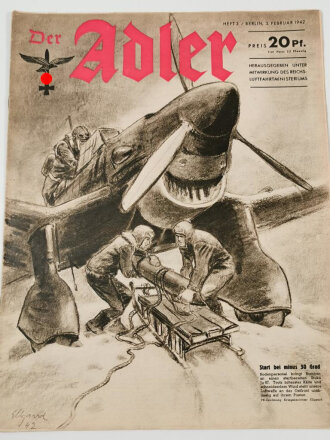 Der Adler "Start bei minus 30 Grad", Heft Nr. 3, 3. Februar 1942