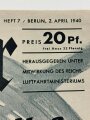 Der Adler "Alarm im Hafen", Heft Nr. 7, 2. April 1940