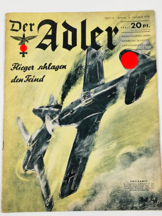 Der Adler "Flieger schlagen den Feind", Heft Nr. 19, 31. Oktober 1939