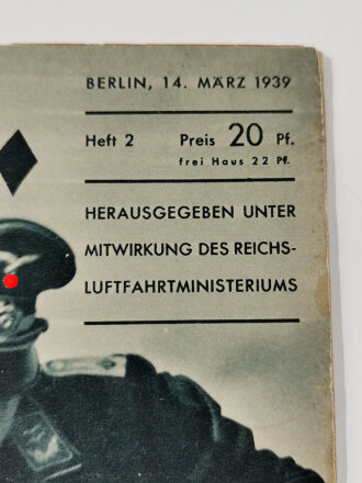 Der Adler "Das neue Flugzeug", Heft Nr. 2, 14. März 1939