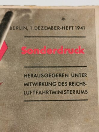 Der Adler "Feuer frei!l", Sonderdruck 1. Dezember-Heft 1941