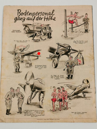 Der Adler "Der Reichsmarschall geleitet seine hohen Gäste zum Quartier des Generalstabes", Sonderdruck 2. September-Heft 1941