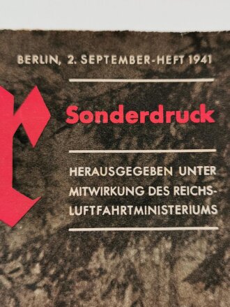 Der Adler "Der Reichsmarschall geleitet seine hohen Gäste zum Quartier des Generalstabes", Sonderdruck 2. September-Heft 1941