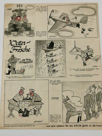 Der Adler "Im rollenden Angriff", Sonderdruck 1. Dezember-Heft 1942