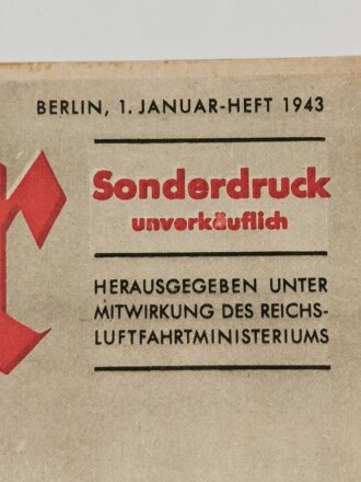 Der Adler "Der Reichsmarschall unter seinen Soldaten", Sonderdruck 1. Januar-Heft 1943