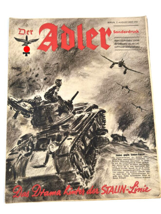 Der Adler "Stukas gegen Sowjet-Panzer", Sonderdruck 2. August-Heft 1941