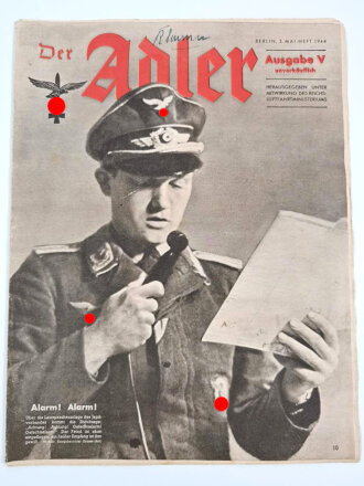 Der Adler "Alram! Alarm!", Ausgabe V, 2. Mai-Heft 1944