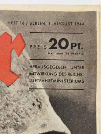 Der Adler "Die wohlverdiente Zigarette", Heft Nr. 16, 1. August 1944