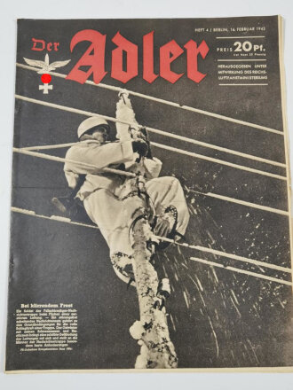 Der Adler "Bei klirrendem Frost", Heft Nr. 4, 16. Februar 1943