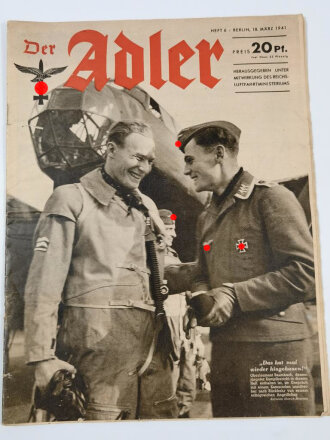 Der Adler "Das hat mal wieder hingehauen!", Heft Nr. 6, 18. März 1941