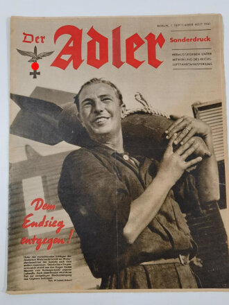 Der Adler "Dem Endsiegt entgegen!", Sonderdruck 1. September-Heft 1941
