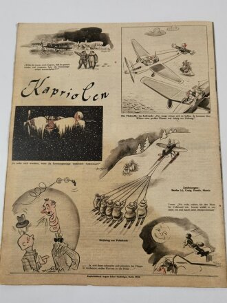 Der Adler "Start bei minus 30 Grad", Sonderdruck 1. Februar-Heft 1942