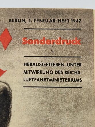 Der Adler "Start bei minus 30 Grad", Sonderdruck 1. Februar-Heft 1942