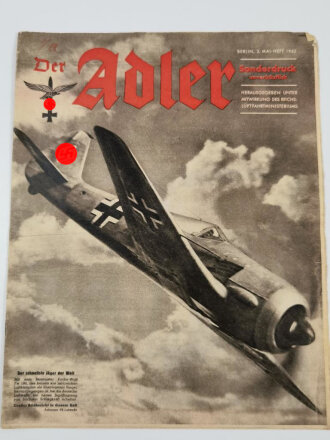 Der Adler "Der schnellste Jäger der Welt", Sonderdruck 1. Mai-Heft 1942