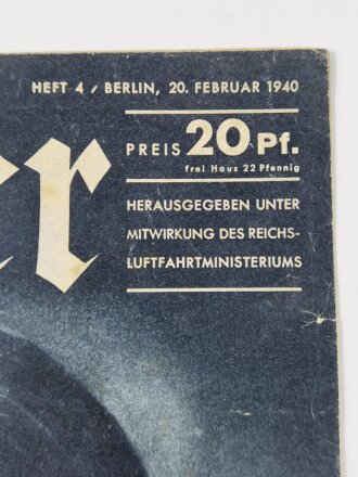Der Adler "Der Reichsmarschall Herman Göring", Heft Nr. 4, 20. Februar 1940