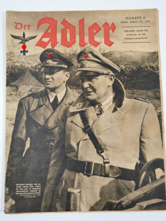 Der Adler "The Reich Marshal", Number 5, 10. März 1942, englische Ausgabe