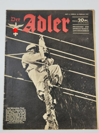 Der Adler "Bei klirrendem Frost", Heft Nr. 4, 16. Februar 1943