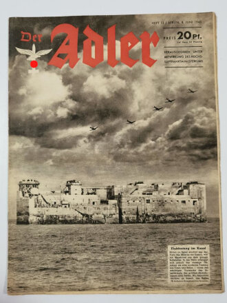 Der Adler "Flakfestung im Kanal", Heft Nr. 12, 8. Juni 1943