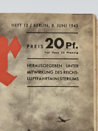 Der Adler "Flakfestung im Kanal", Heft Nr. 12, 8. Juni 1943