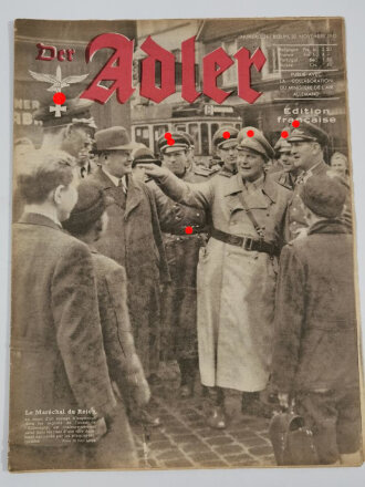Der Adler "Le Marechal du Reich", Numero 24, 30. November 1943, französische Ausgabe