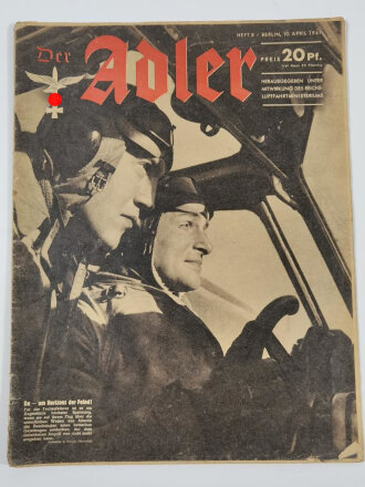 Der Adler "Da - am Horizont der Feind!", Heft Nr. 8, 10. April 1941