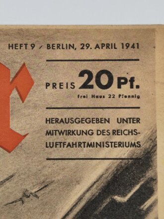 Der Adler "Vernichtungschläge im Südosten!", Heft Nr. 9, 29. April 1941