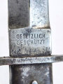 1.Weltkrieg Grabendolch, Hersteller "DEMAG" Duisburg, Originallack