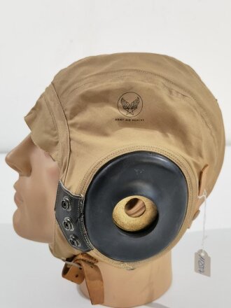 U.S. Army Air Forces in WWII, Flight helmet AN-H-15, size...