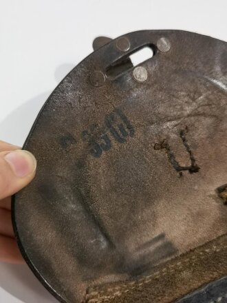 Koffertasche für P39(t) der Wehrmacht, datiert 1941, getragenes Stück