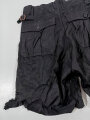 Hitlerjugend, schwarze , kurze Hose mit RZM Etikett " HJ Kniehose Zwirnköper" Ungetragenes Stück mit Mäusefraß