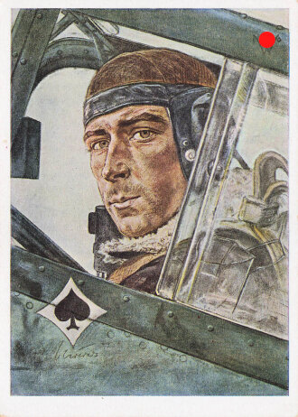 Ansichtskarte W.Willrich "Oberstleutnant Mölders"