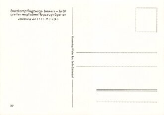 Ansichtskarte "Sturzkampfflugzeuge Junkers- Ju 87"