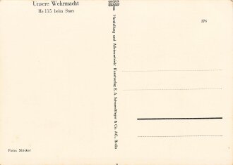 Ansichtskarte "Unsere Wehrmacht He 115 beim Start"